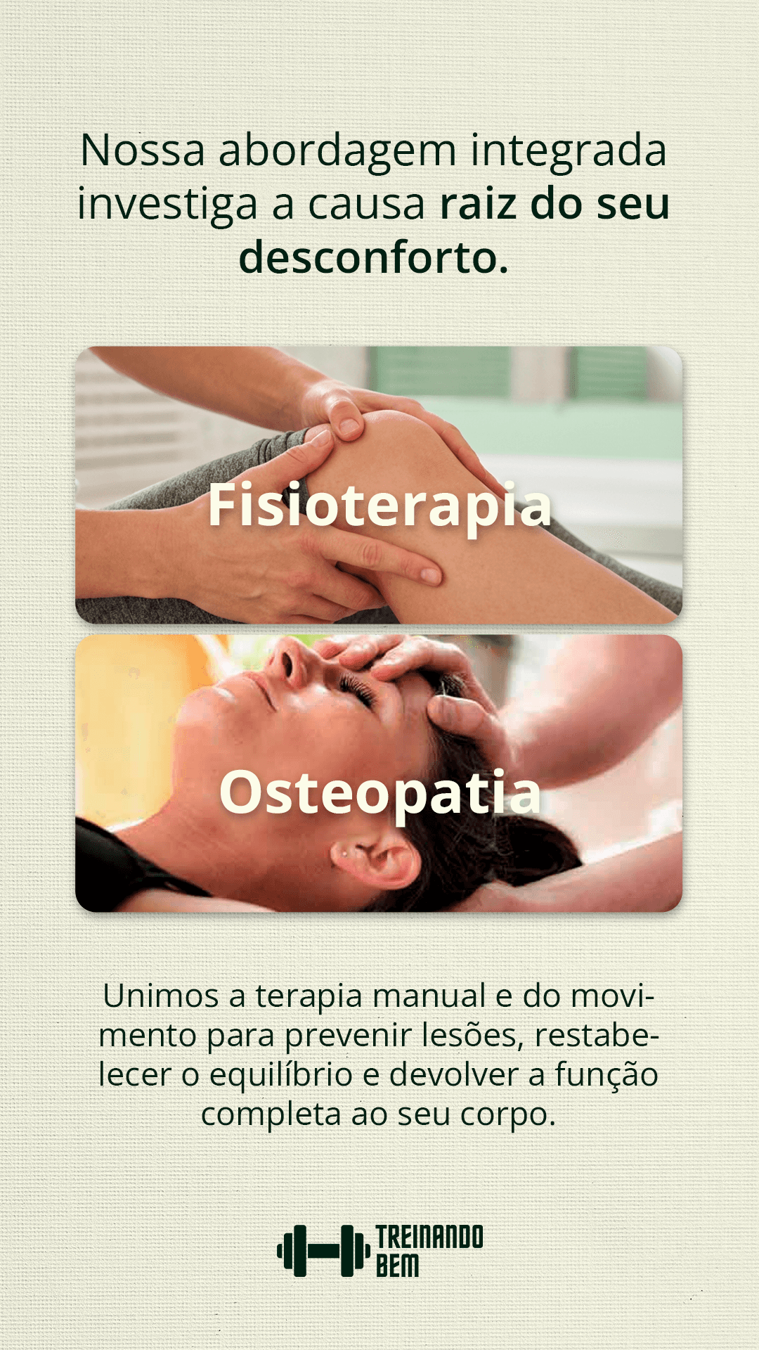 Ambiente e atendimentos Treinando Bem