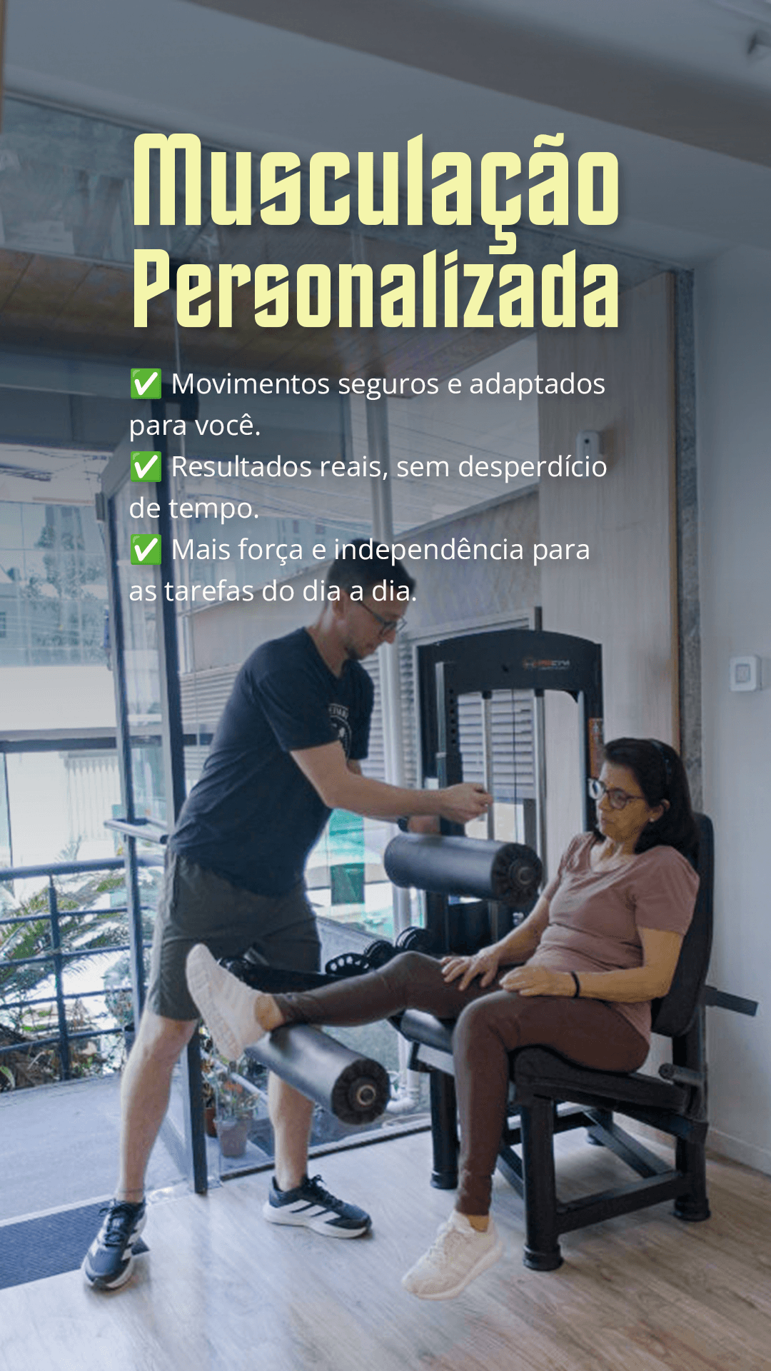 Ambiente e atendimentos Treinando Bem